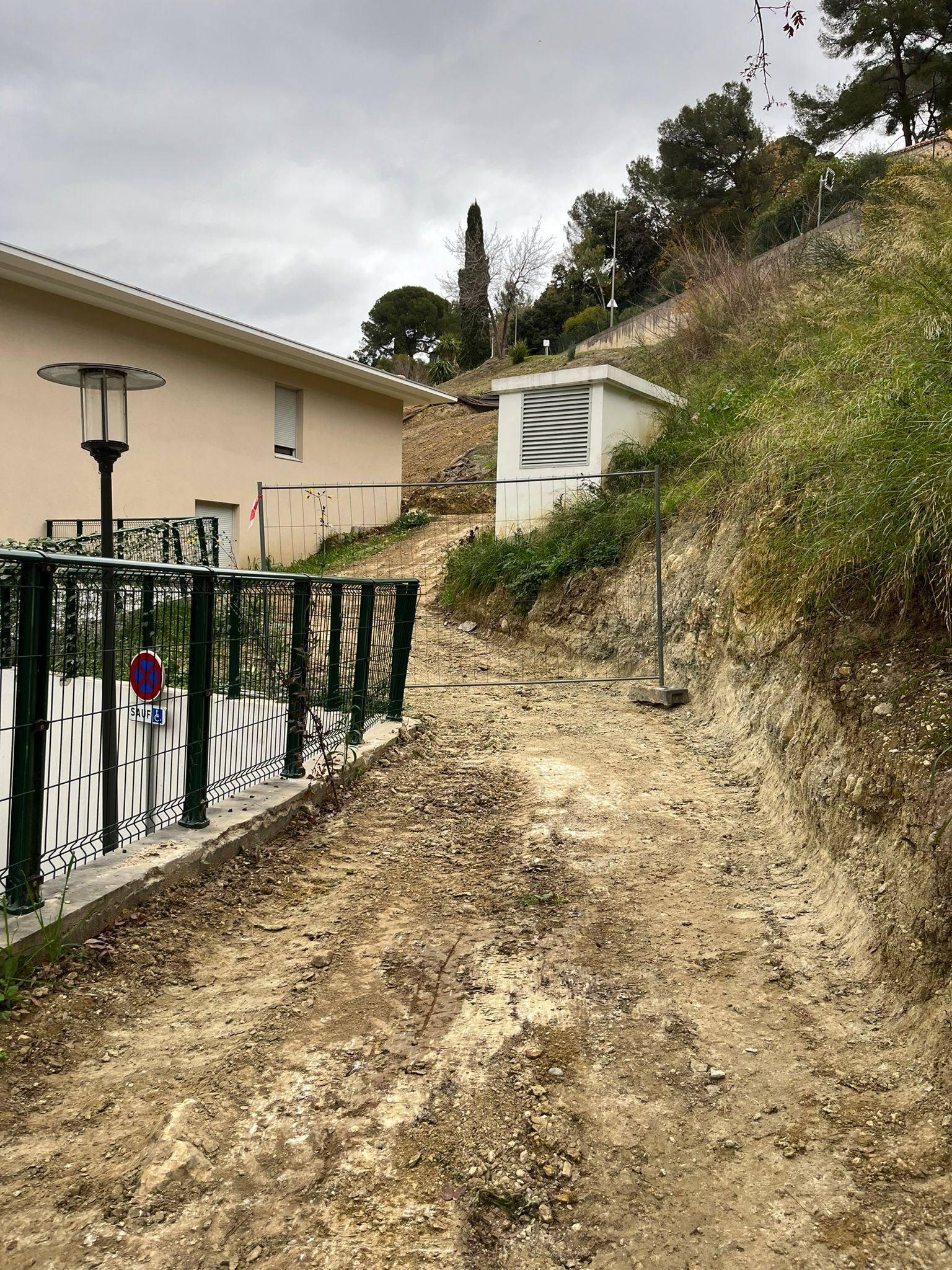 Confortement et reprise de talus
